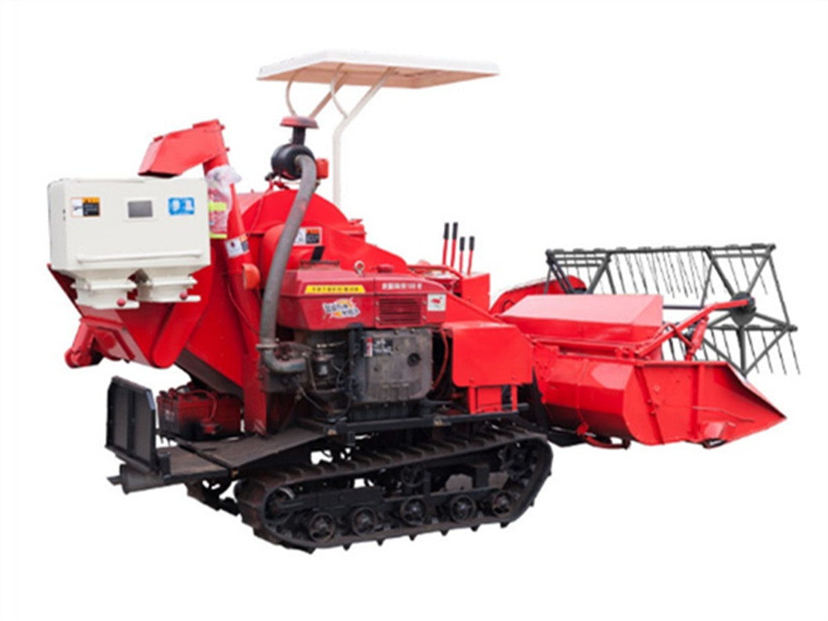 4LZ-1.0 Mini Crawler Rice Combine Harvester